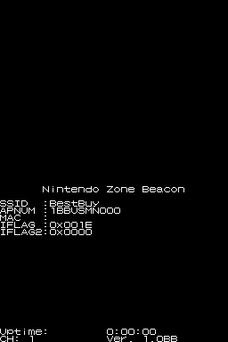 The beacon's menu.
