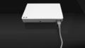 The DSi charger, held in place.
