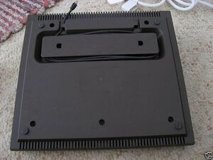 Underside with a deep RF cable winding recess